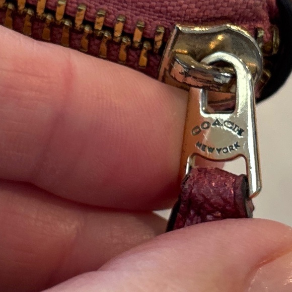 Coach Pink Leather Tote with Gold Hardware - Picture 15 of 15